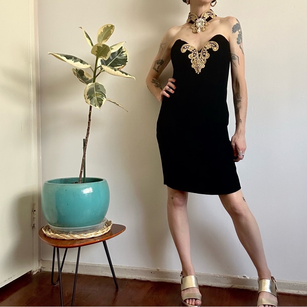 Gorgeous Deadstock Choker Dress - Picture 2 of 9